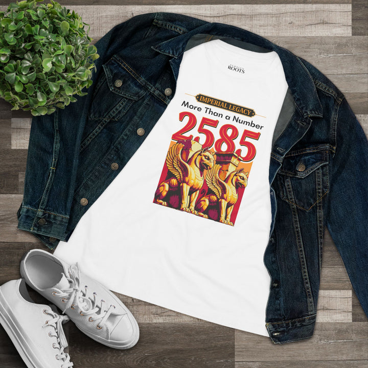 White Achaemenid Griffin 2585 Tee Women