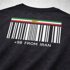 Men’s +98 From iran Snow Washed Raw-Hem T-Shirt