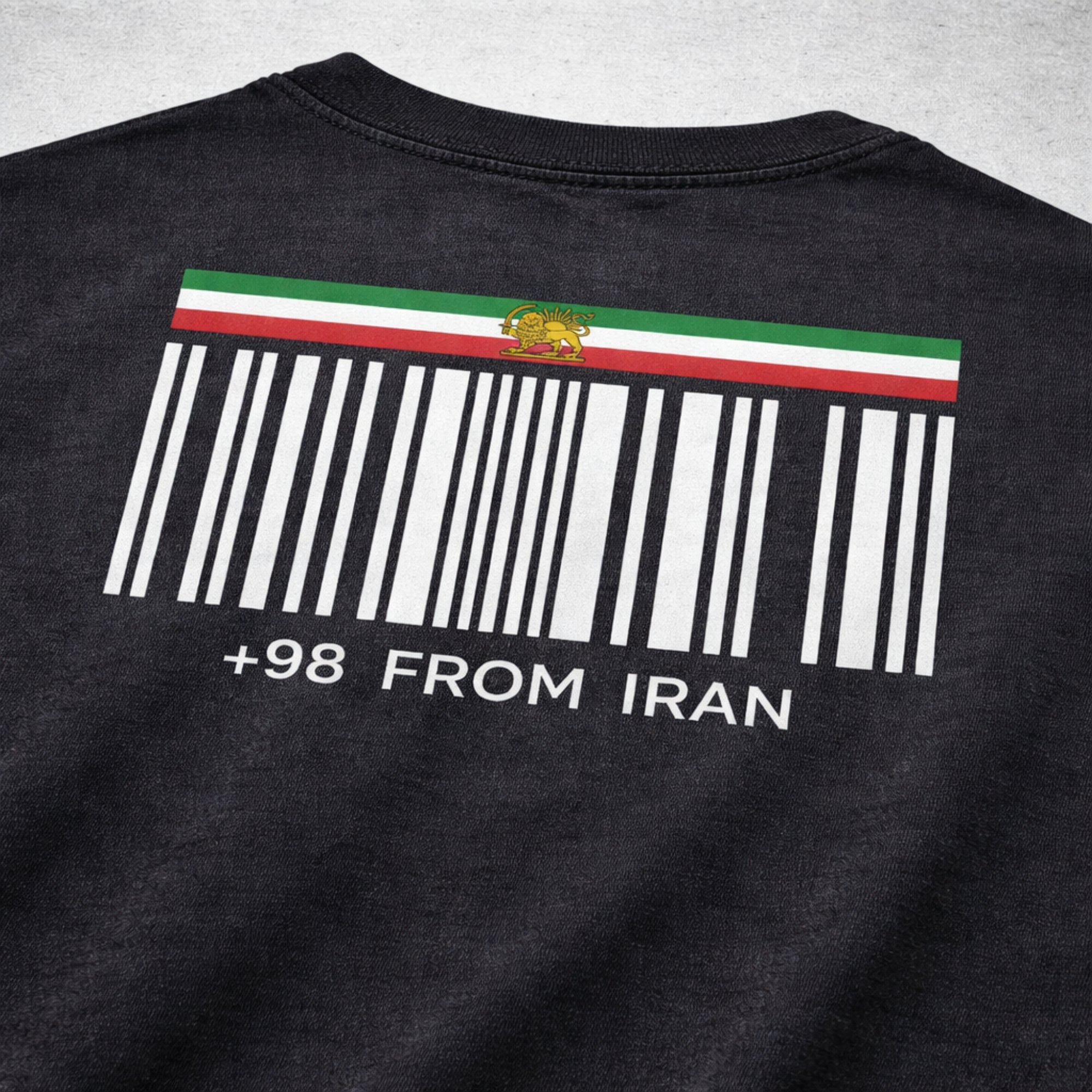 Men’s +98 From iran Snow Washed Raw-Hem T-Shirt