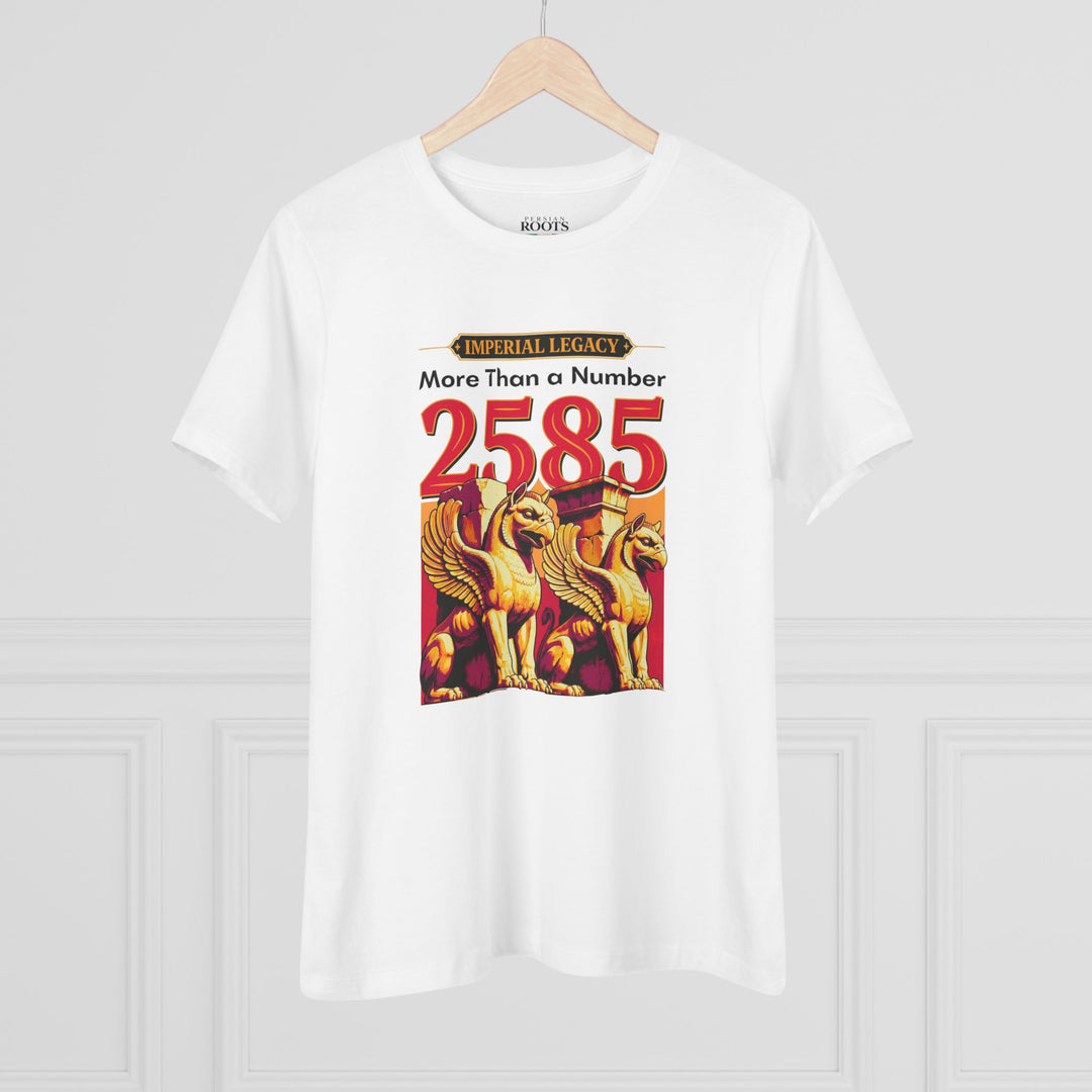 White Achaemenid Griffin 2585 Tee Women