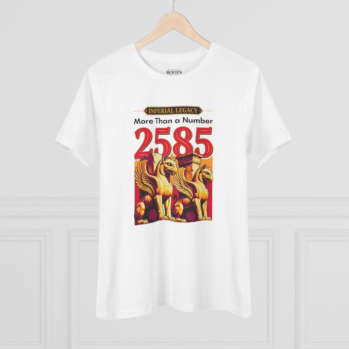 White Achaemenid Griffin 2585 Tee Women