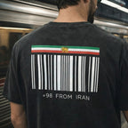 Men’s +98 From iran Snow Washed Raw-Hem T-Shirt