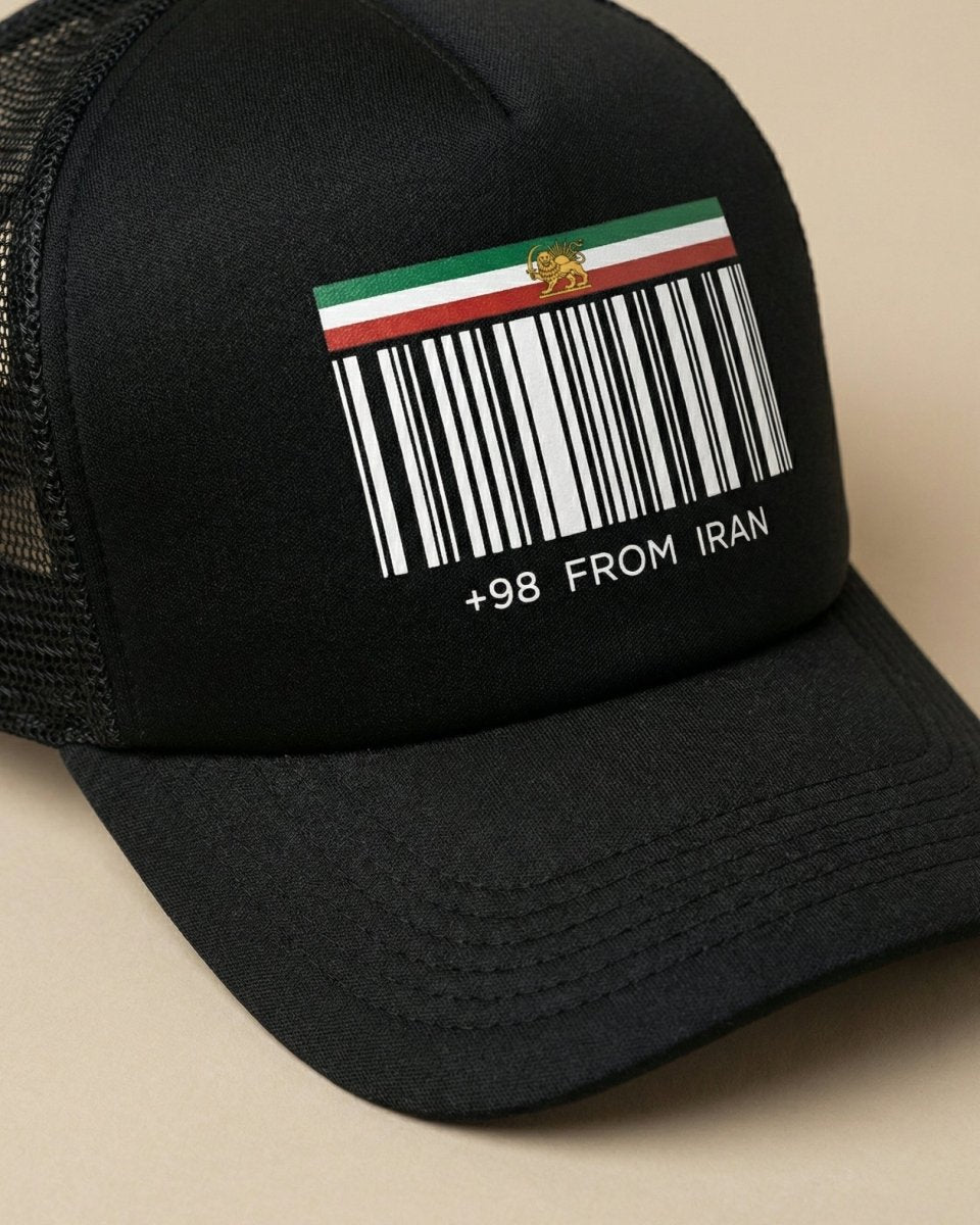 +98 From Iran Trucker Cap - Persian Roots