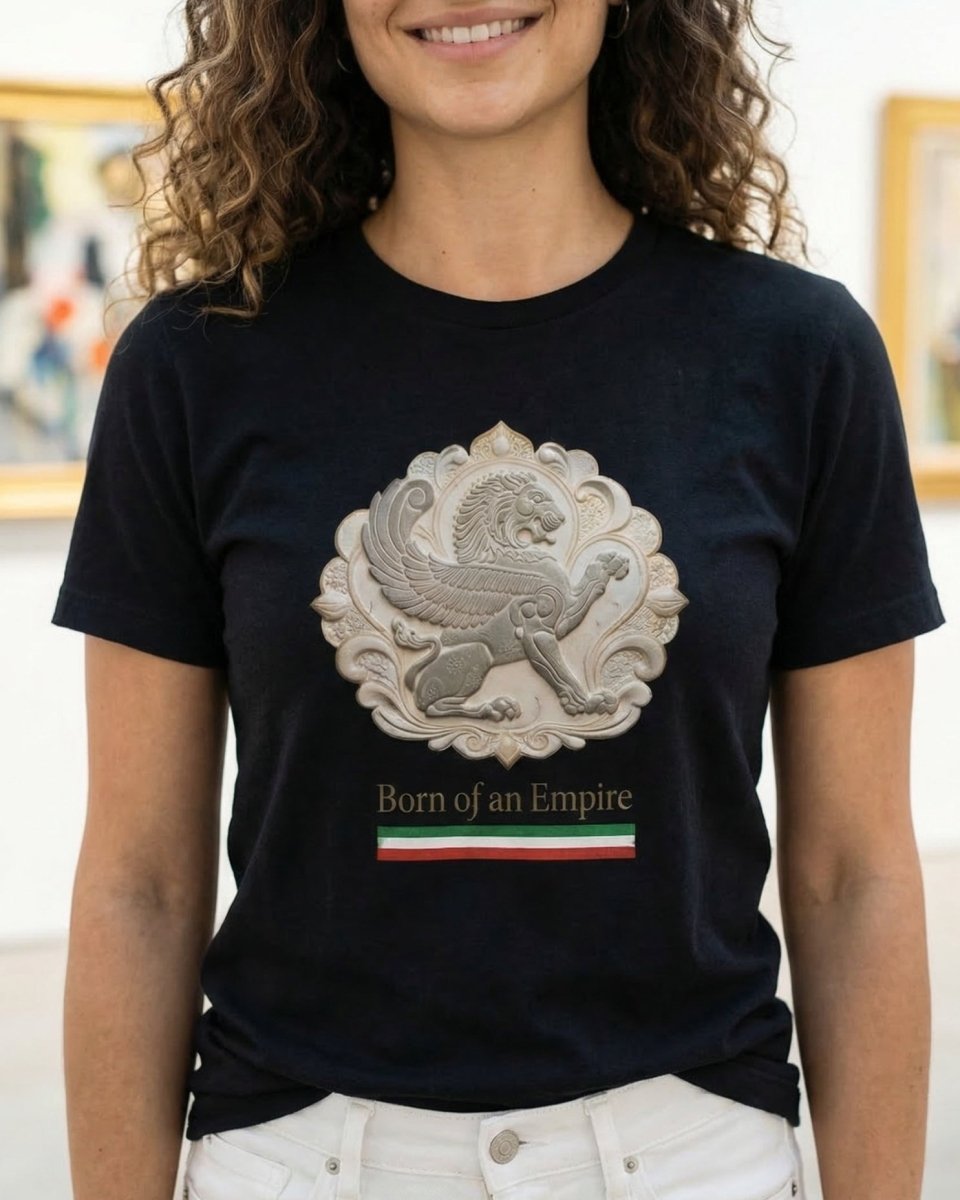 Achaemenid Winged Lion Tee Women - Persian Roots