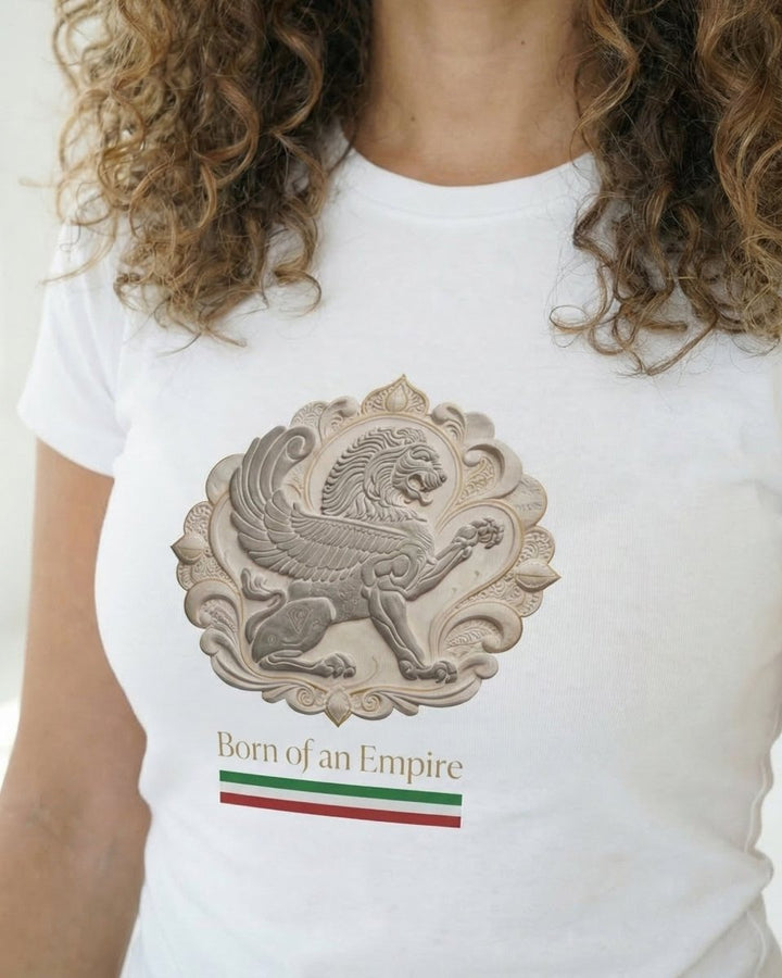 Achaemenid Winged Lion Tee Women - Persian Roots