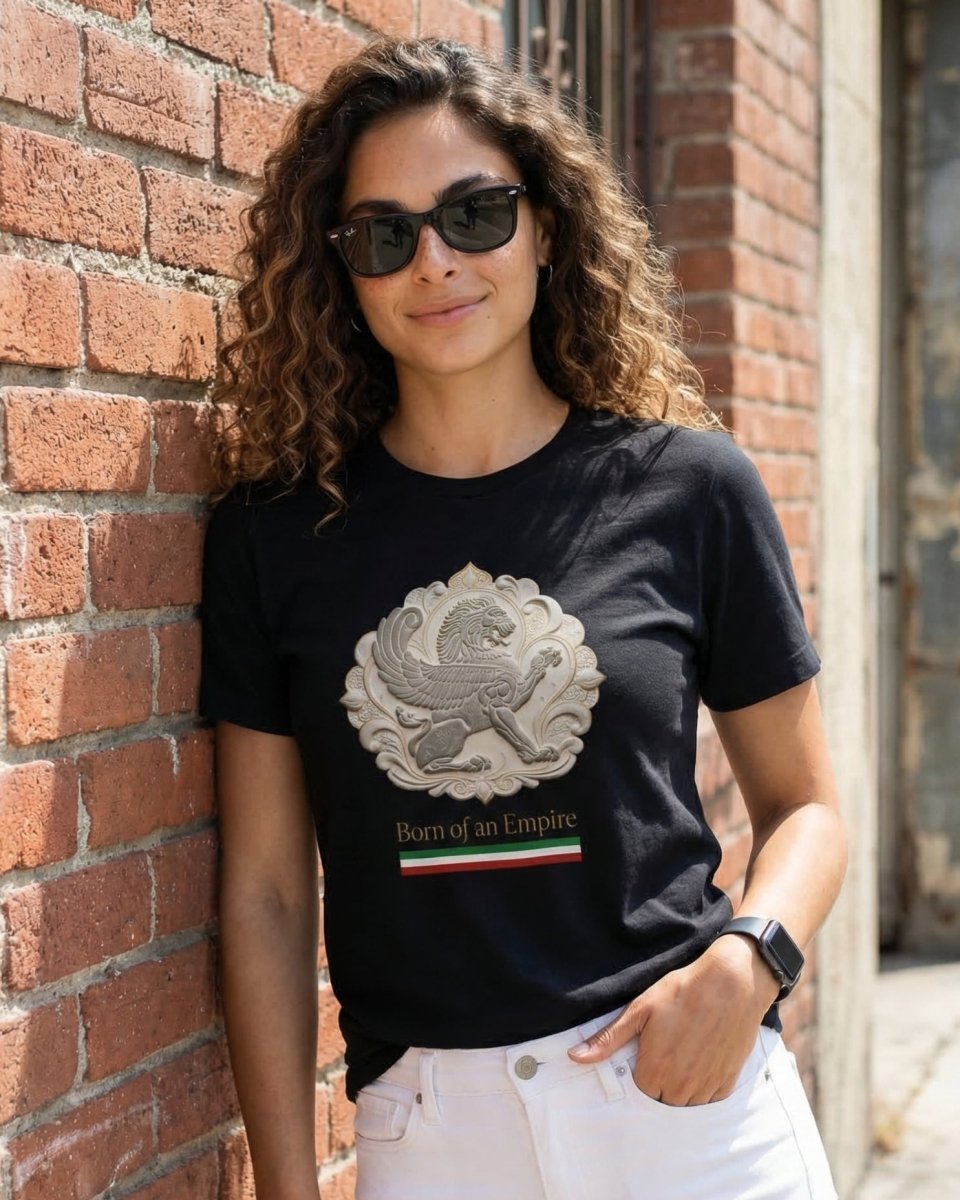 Achaemenid Winged Lion Tee Women - Persian Roots