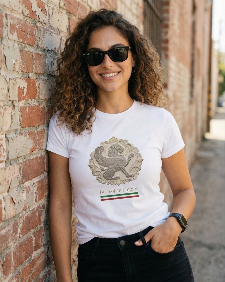 Achaemenid Winged Lion Tee Women - Persian Roots