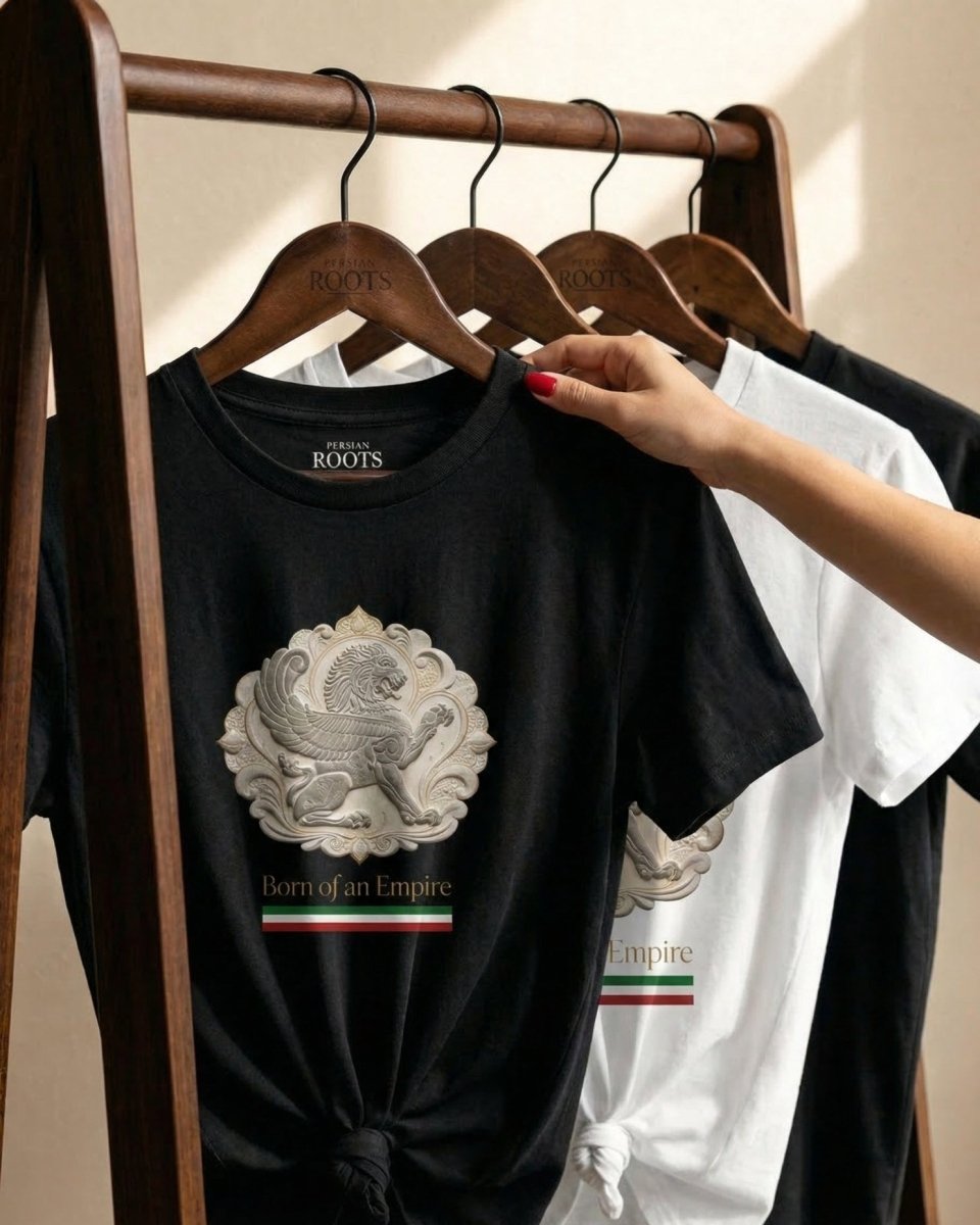 Achaemenid Winged Lion Tee Women - Persian Roots