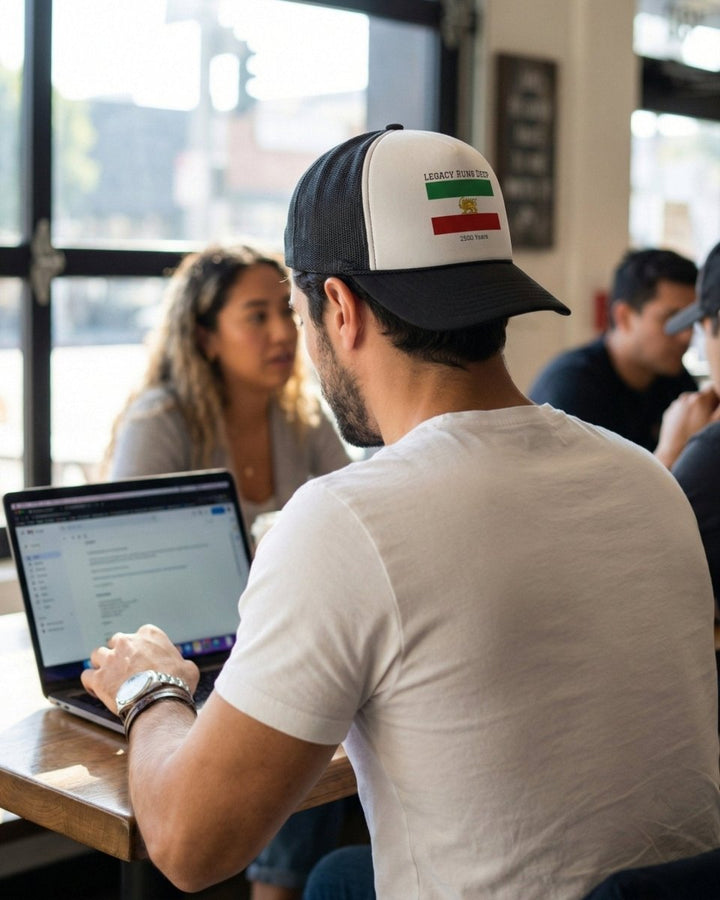 Lion &amp; Sun Heritage Trucker Cap - Persian Roots