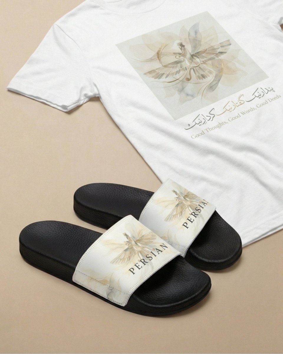 Persian Faravahar Slides – Women’s - Persian Roots
