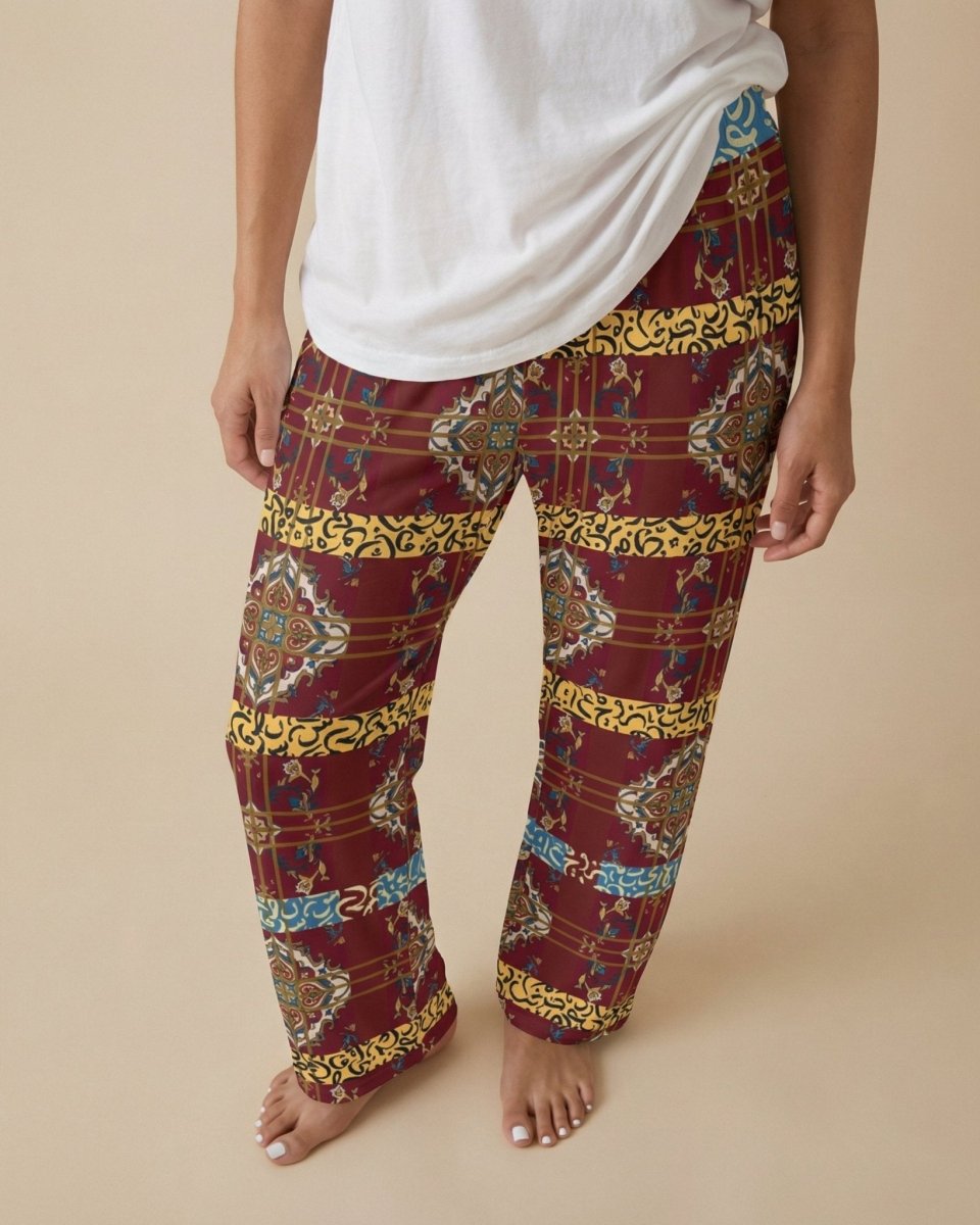 Persian Plaid Lounge Pants – Women’s - Persian Roots
