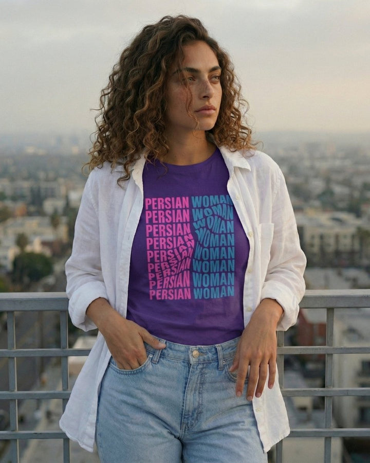 Persian Woman Graphic Tee – Women’s - Persian Roots