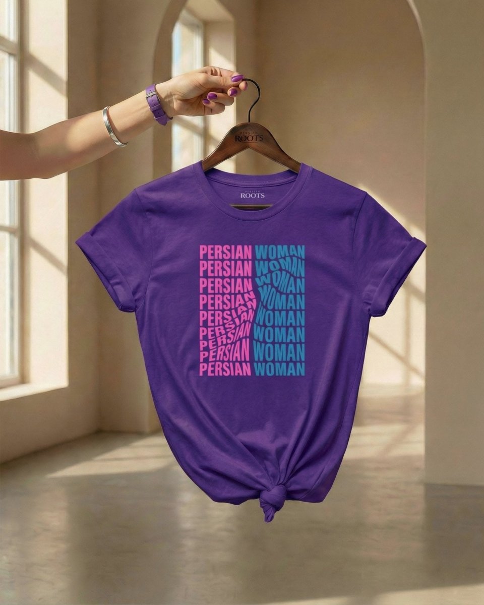Persian Woman Graphic Tee – Women’s - Persian Roots