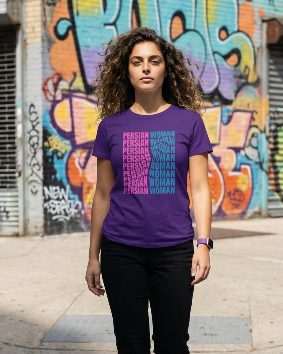 Persian Woman Graphic Tee – Women’s - Persian Roots