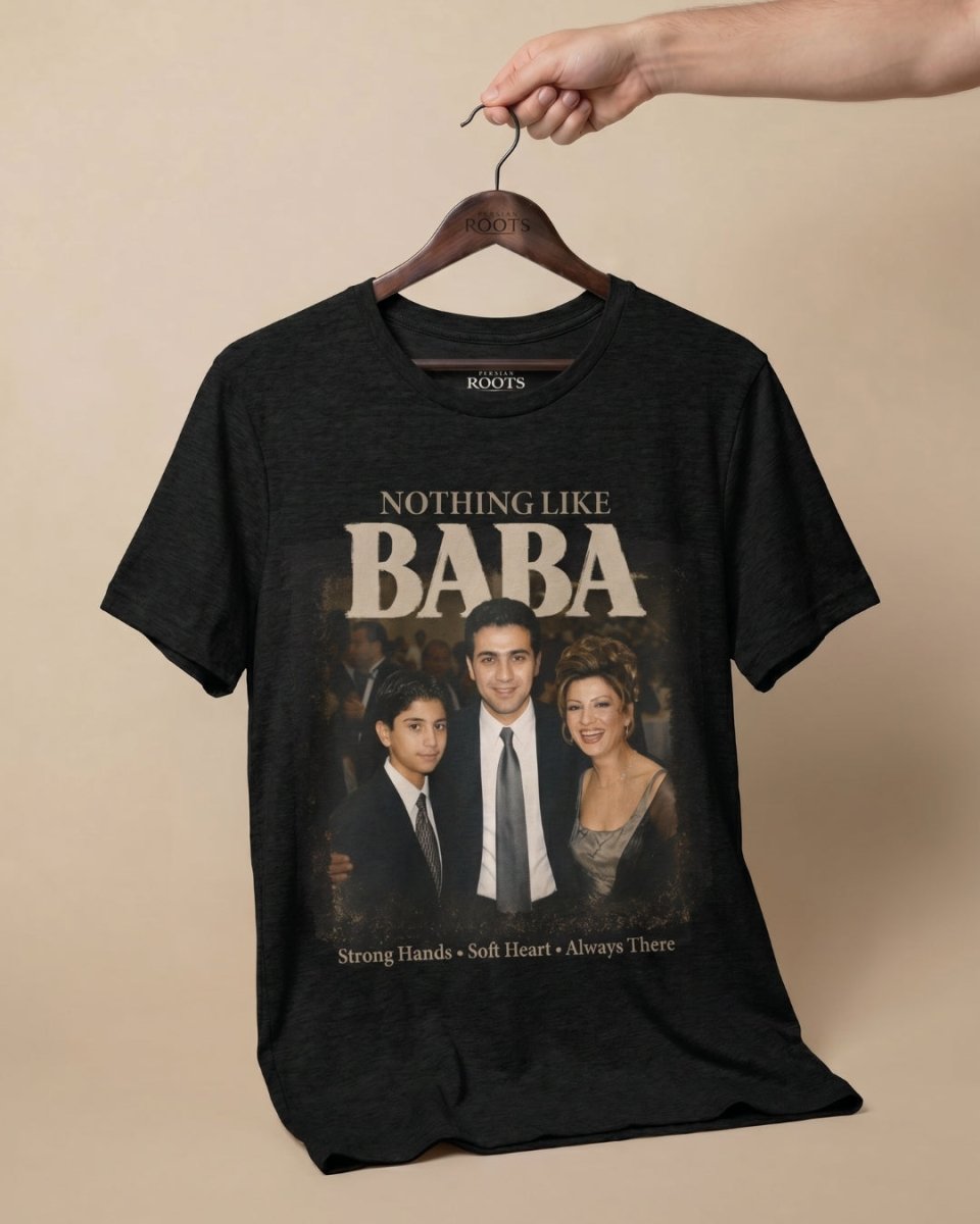 Personalized Persian Baba Photo T-Shirt - Persian Roots
