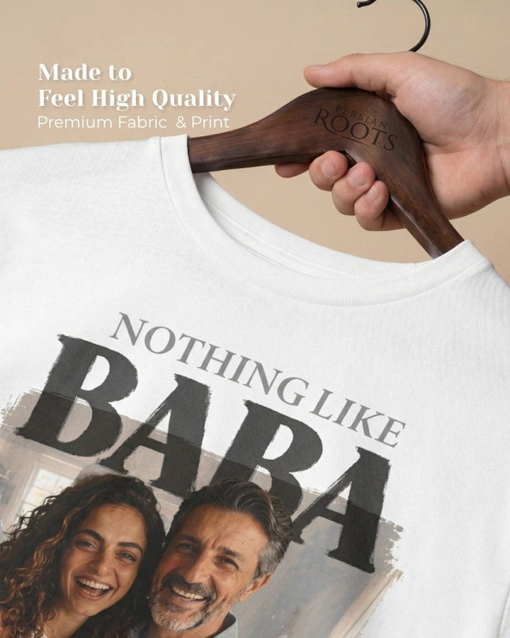 Personalized Persian Baba Photo T-Shirt - Persian Roots