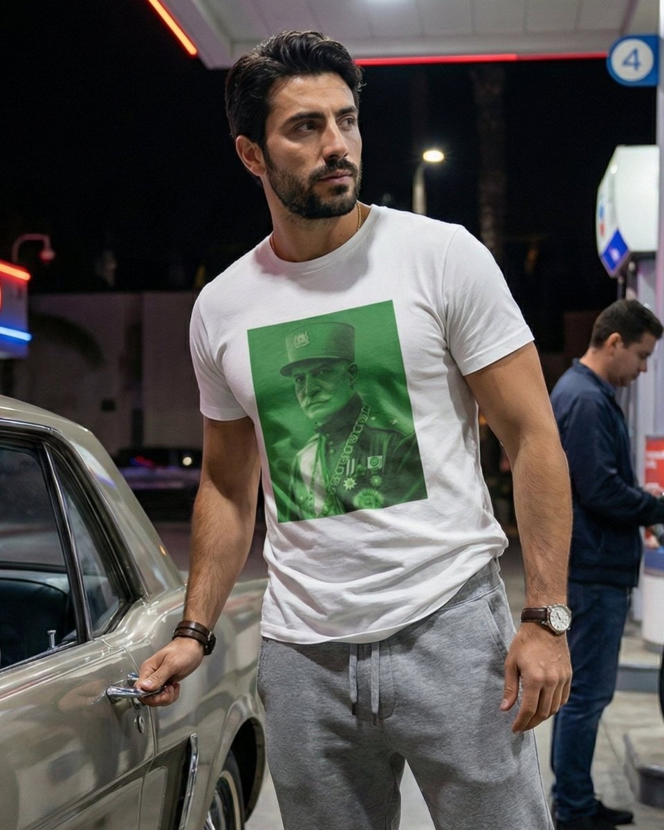 Reza Shah Men’s T-Shirt - Persian Roots