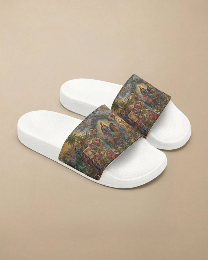 Shirin &amp; Farhad Story Slide Sandals – Women - Persian Roots