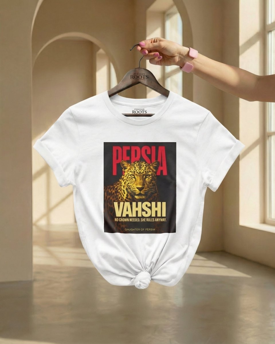 Vahshi Persian Leopard Tee - Women’s - Persian Roots