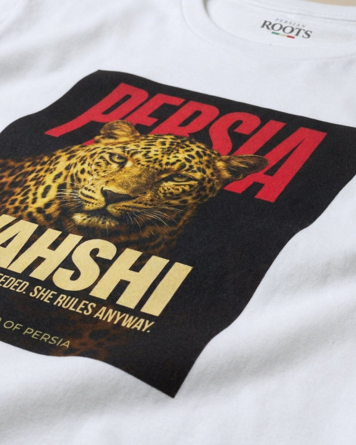 Vahshi Persian Leopard Tee - Women’s - Persian Roots