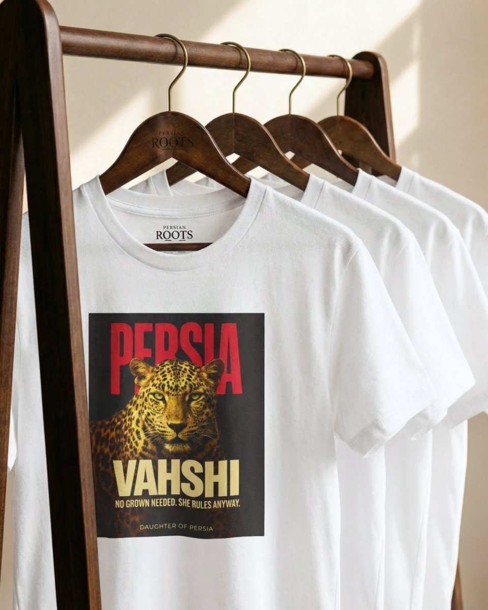 Vahshi Persian Leopard Tee - Women’s - Persian Roots